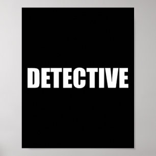 Poster Inspecteur Police Halloween Costume Party