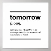 Poster inspirant de demain (Devant)