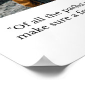 Poster inspirant de John Muir (Coin)