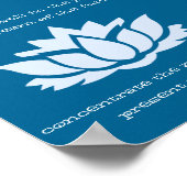 Poster inspirant de la citation du rêve de Bouddha (Coin)