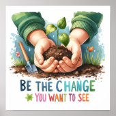 Poster inspirant de la nature (Devant)