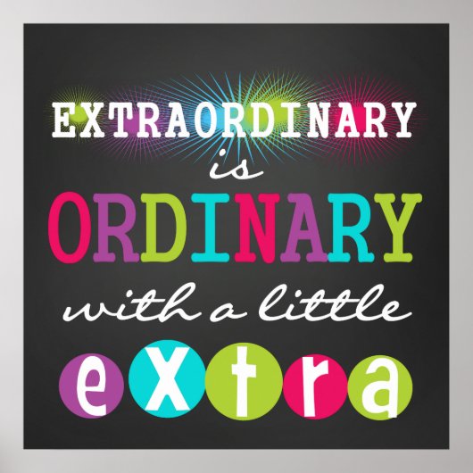 Poster inspirant du tableau de bord scolaire (Devant)