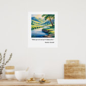Poster Inspirant et calme (Cuisine)