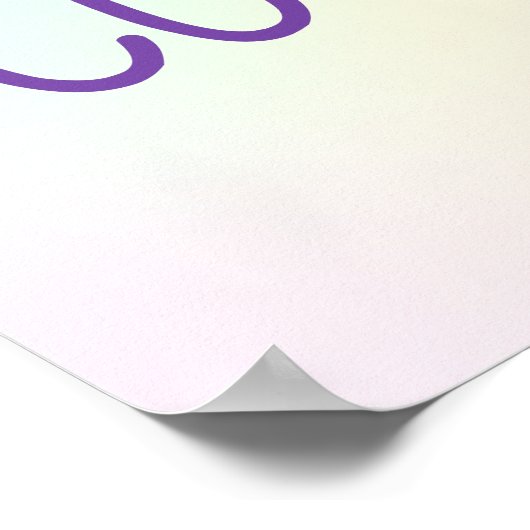 Poster inspirant Spaghetti Confetti (Coin)