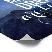 Poster inspirant "Un million de rêves" (Coin)