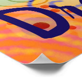 Poster Inspiration amusante "Chase Your Dreams" (Coin)