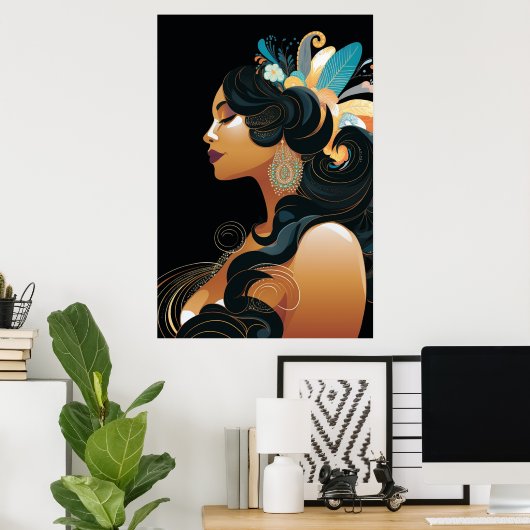 POSTER INSPIRATION AUTOCHTONE #3 (Bureau à domicile)