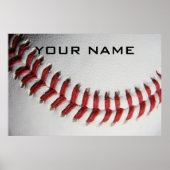Poster Inspiration Baseball Ajouter Votre Nom (Devant)