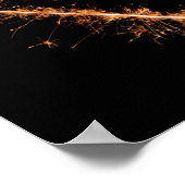 Poster Inspiration d’amour pour les femmes Coeur d’étince (Coin)