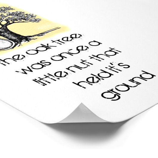 Poster Inspiration de chêne (Coin)