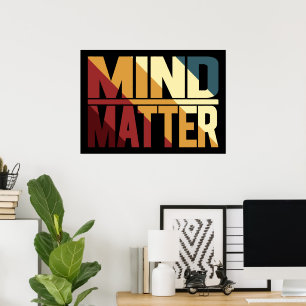Poster Inspiration de la pensée Santé mentale