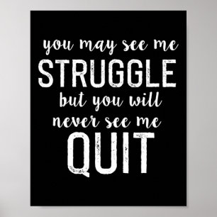 Poster Inspiration d'entraînement Motivation dire Hommes