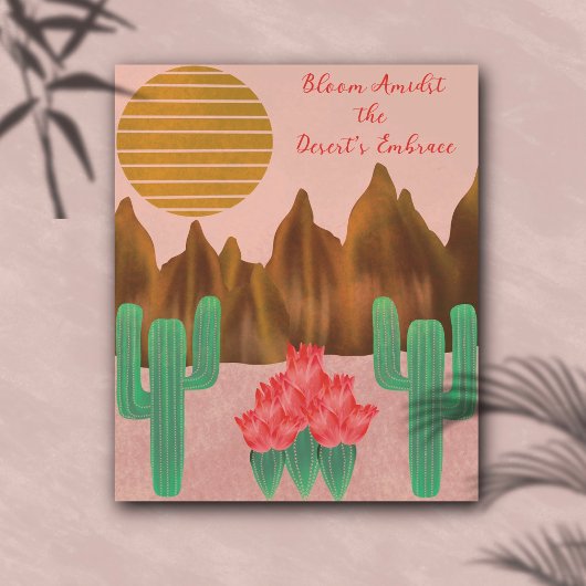 Poster Inspiration Desert Southwest Floral