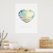 Poster Inspiration du coeur de diamant (Cuisine)
