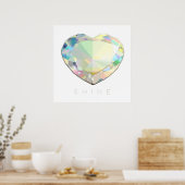 Poster Inspiration du coeur de diamant (Cuisine)