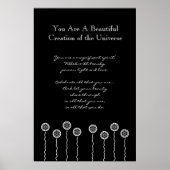 Poster Inspiration Fleurs blanches V002 (Devant)