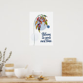 Poster Inspiration Florale avec des Baies (Cuisine)