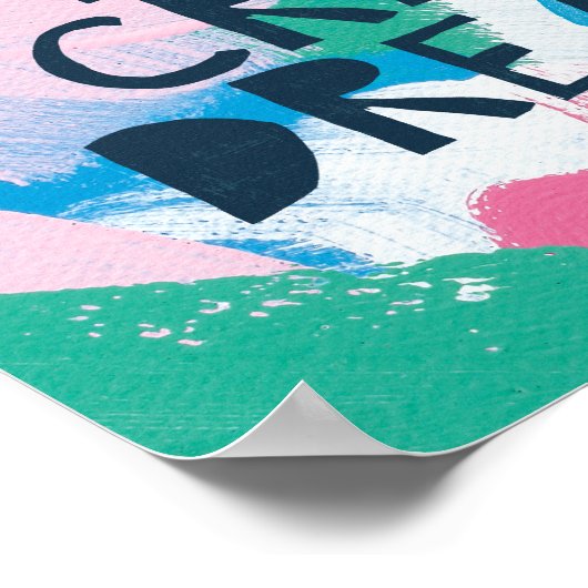 Poster Inspiration lumineuse I | Chasse tes rêves fous (Coin)