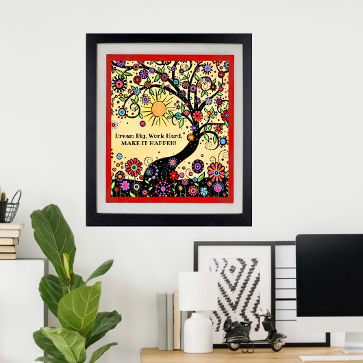 Poster Inspiration "Make it Happen" Fun Tree Classroom