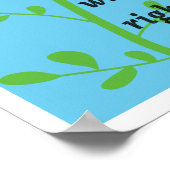Poster Inspiration matinale (Coin)