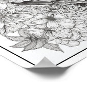 Poster Inspiration/Mindfulness Coloration adulte (Coin)