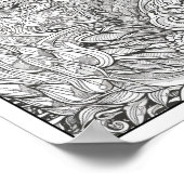 Poster Inspiration/Mindfulness Coloration adulte (Coin)