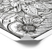 Poster Inspiration/Mindfulness Coloration adulte (Coin)