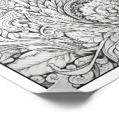 Poster Inspiration/Mindfulness Coloration adulte (Coin)