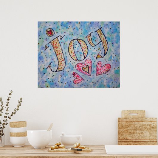 Poster Inspiration Mot "Joy" (Cuisine)