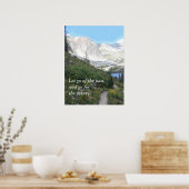 Poster Inspiration pittoresque Mountain Path (Cuisine)