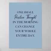 Poster Inspiration Positive Affirmation Mur Art Motif (Devant)