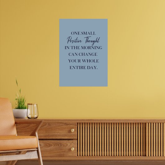 Poster Inspiration Positive Affirmation Mur Art Motif (Salon 2)