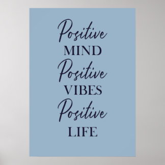 Poster Inspiration Positive Affirmation Mur Art Motif