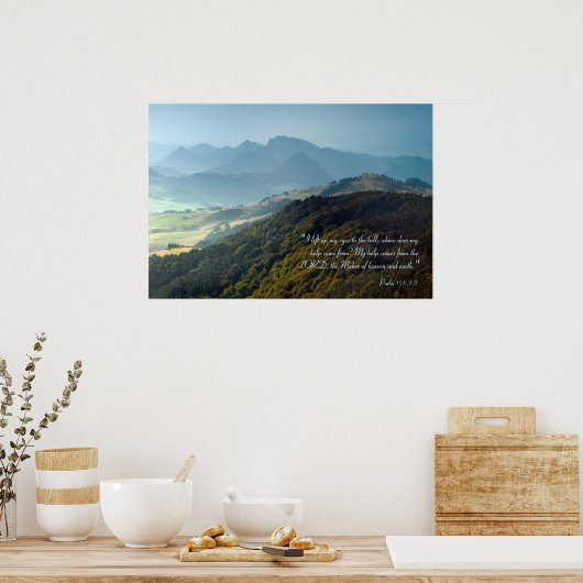 Poster Inspiration | Psaume 121 (Cuisine)