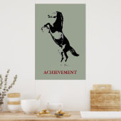 Poster Inspiration Réussite Cheval Pop Art (Cuisine)