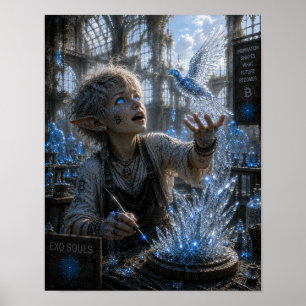 Poster Inspiration / Sculpteur sur verre / Atelier de cri