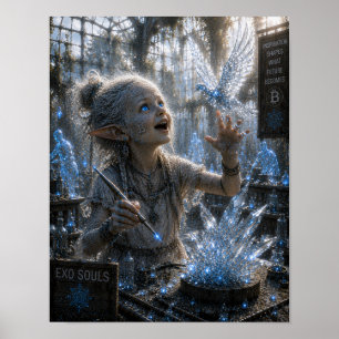 Poster Inspiration / Sculpteur sur verre / Atelier de cri