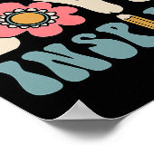 Poster Inspiration super Enseignant Heureux Retour À L'Éc (Coin)