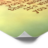 Poster inspiration Thoreau cite l'art de la nature (Coin)