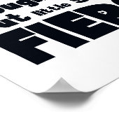 Poster Inspiration typographique scandinave noir et blanc (Coin)