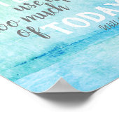 Poster inspiration Will Rogers cite aquarelle (Coin)