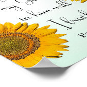 Poster Inspirational Bible Verse, Psaume 91:2 (Coin)