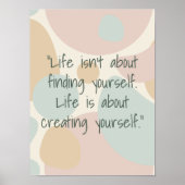 Poster Inspirational creative life (Devant)