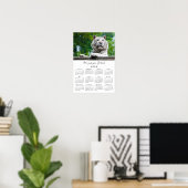 Poster Inspirational Custom Tiger Photo 2026 Calendrier (Bureau à domicile)
