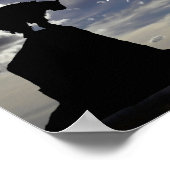 Poster Inspirational Faith Over Fear (Coin)