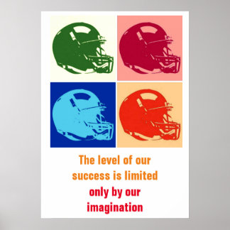 Poster Inspirational Football Unique Art Pop Art