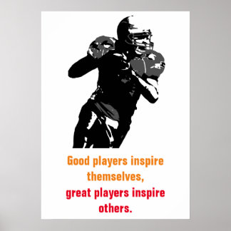 Poster Inspirational Football Unique Artwork