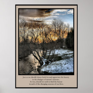 Poster Inspirational Gifts Seasons of Our Lives