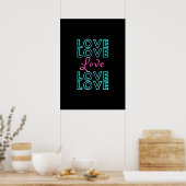 Poster Inspirational Love Design (Cuisine)
