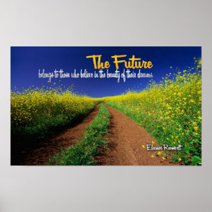 Poster Inspirational Quote by Eleanor Roosevelt